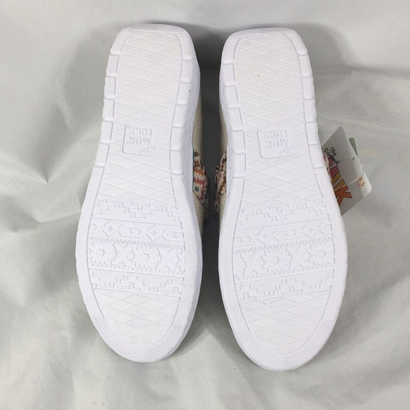 Muk Luks Women’s Boardwalk Stroll Taupe Sneaker Loafer Size 8.5 NEW With Tags - Picture 12 of 15